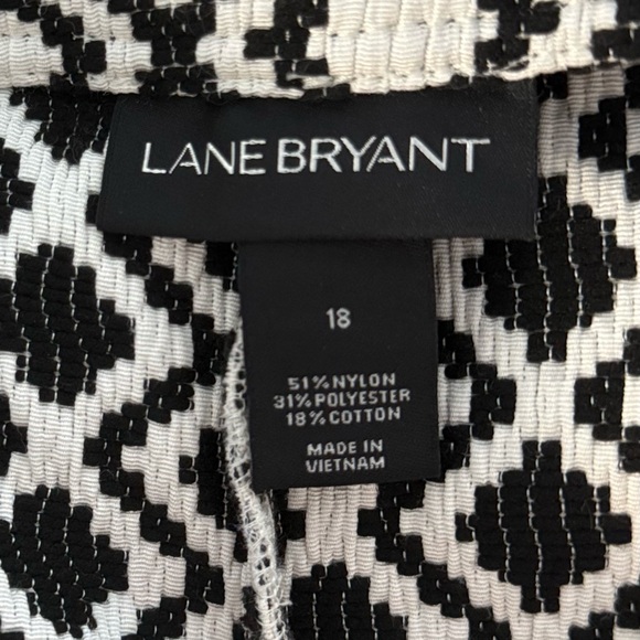 Lane Bryant Monochrome Diamond Pencil Skirt - Picture 2 of 5